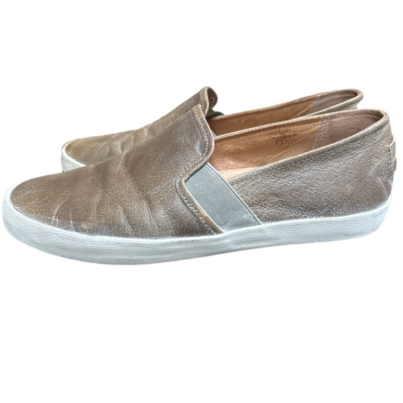 Frye Dylan Leather slip on Sneaker in Ash Size 10 - Picture 6 of 8